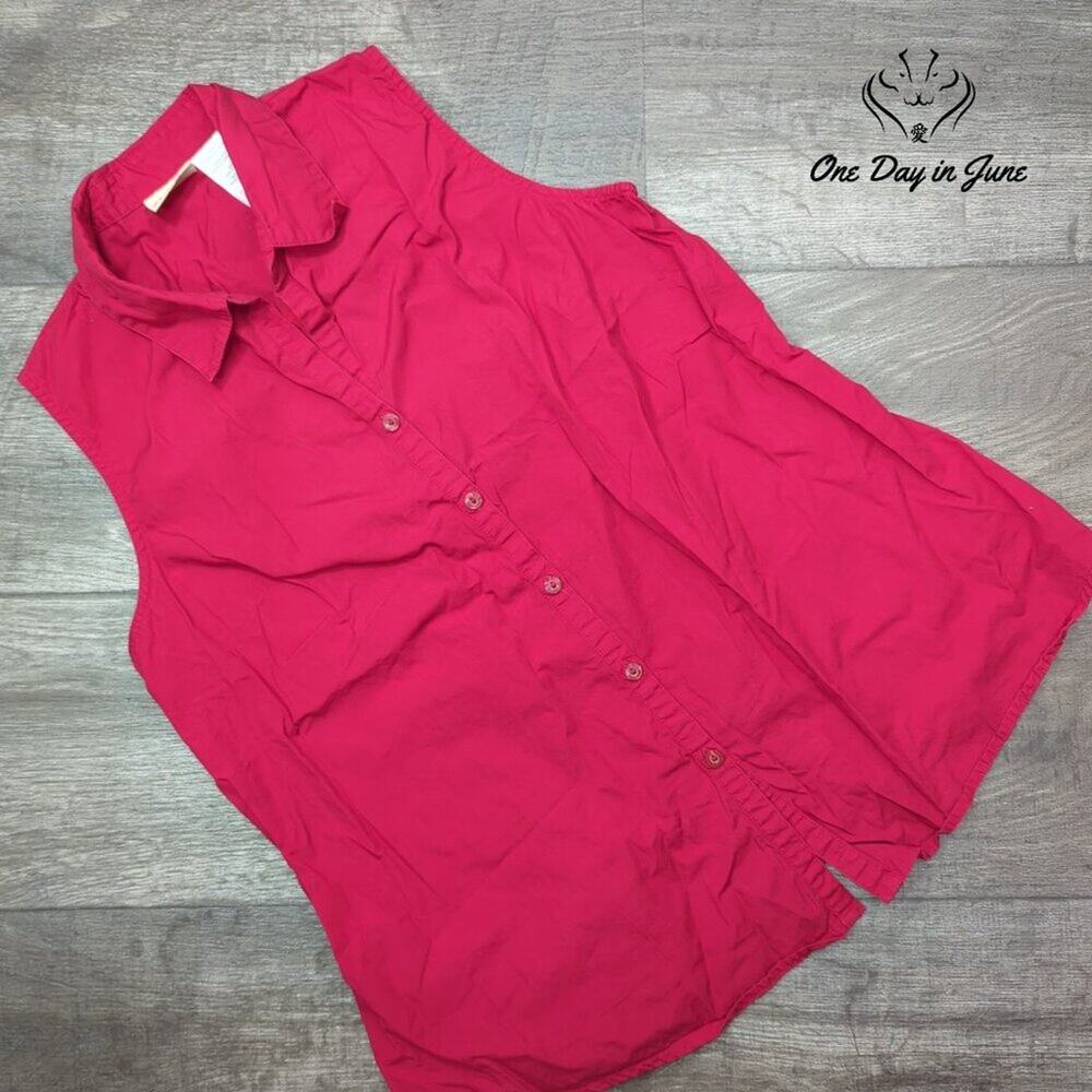 Announcements Maternity Button Front Top Size S